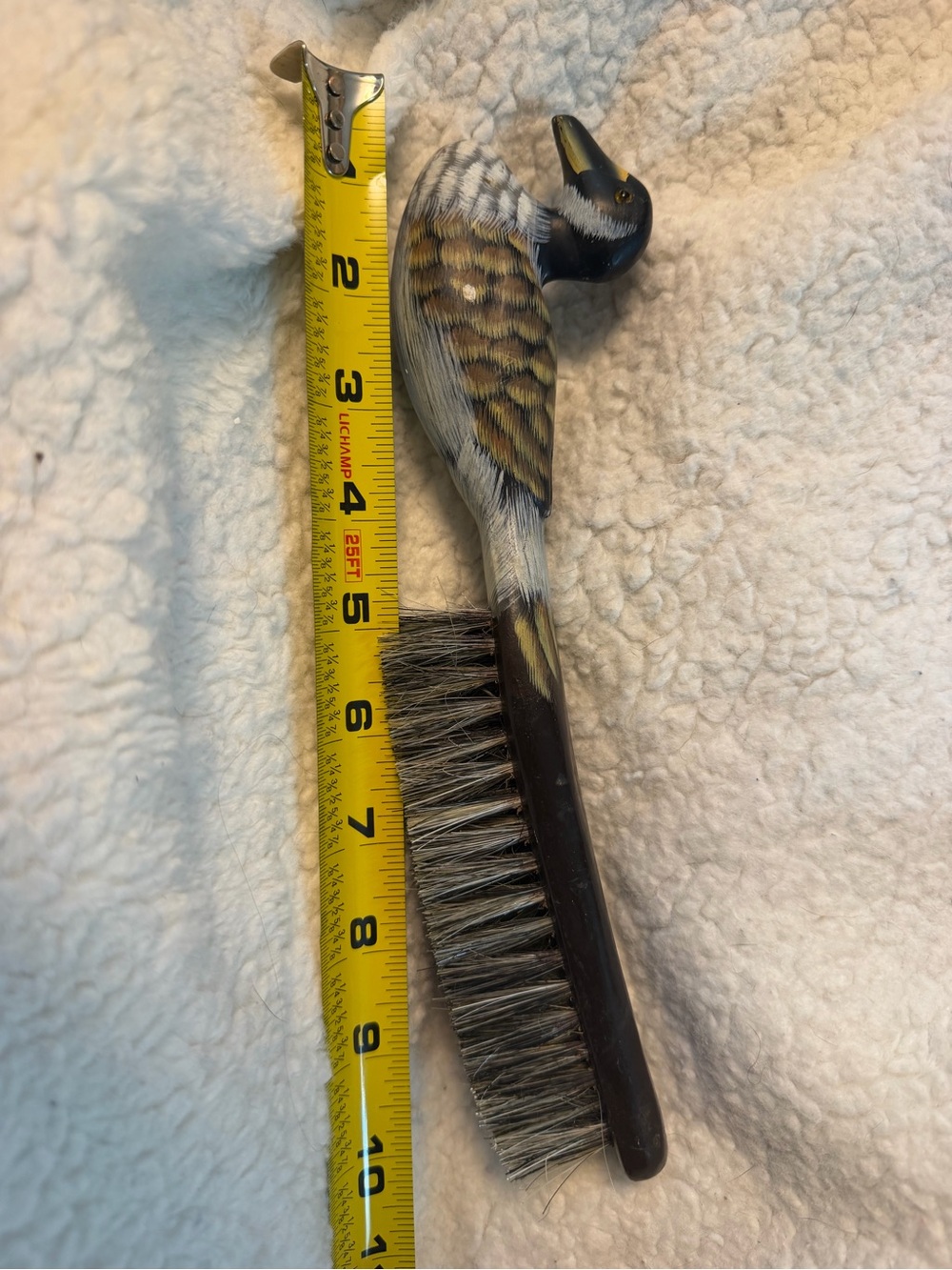 Vintage Mid-Century Duck Handle Boot Brush - Picture 12 of 12